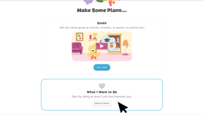 Student's My Goals page in Xello. The cursor is clicking on the What I Want to Be card to begin exploring careers